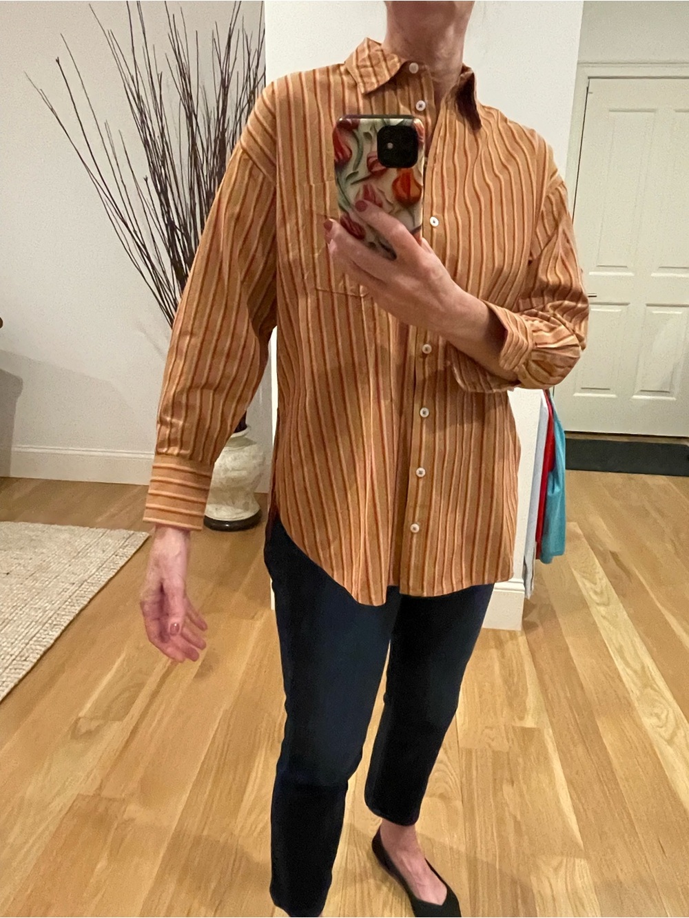 Anthropologie Maeve Striped Button-Down Shirt - Picture 2 of 15